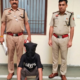 युवक पर जानलेवा हमले के मामले में गिरफ्तार आरोपी योगेश पुलिस हिरासत में।