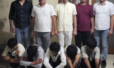 अपहरण और लूटपाट मामले में गिरफ्तार आरोपी पुलिस हिरासत में।