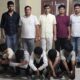 अपहरण और लूटपाट मामले में गिरफ्तार आरोपी पुलिस हिरासत में।