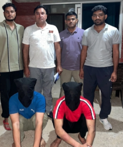 जानलेवा हमला मामले में गिरफ्तार आरोपी पुलिस हिरासत में।