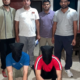 जानलेवा हमला मामले में गिरफ्तार आरोपी पुलिस हिरासत में।