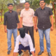 अवैध हथियार सप्लायर को गिरफ्तार करती सीआईए नारनौल पुलिस।