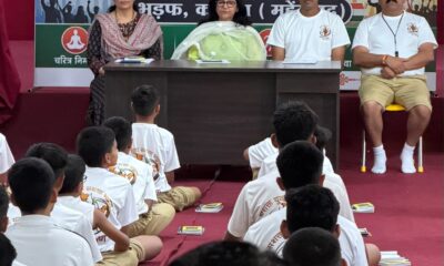 भारत निर्माण युवा दल के शिविर में युवाओं को संबोधित करतीं ममता यादव।