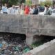 रेवाड़ी रोड स्थित सीवरेज ट्रीटमेंट प्लांट का निरीक्षण करतीं उपायुक्त अनुपमा अंजली और मौजूद अधिकारी।