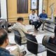 पल्स पोलियो व 'स्टॉप डायरिया कैंपेन के संबंध में बैठक लेते एडीसी तरुण कुमार पावरिया।