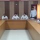 -जिला परिषद की बैठक लेते अध्यक्ष डॉ राकेश कुमार।