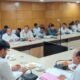 एचटेट को लेकर अधिकारियों की बैठक लेती डीसी अनुपमा अंजली।