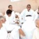 धरने पर बैठे हुए किसान
