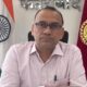 मीडिया से बातचीत करते डीसी डॉ. विवेक भारती।