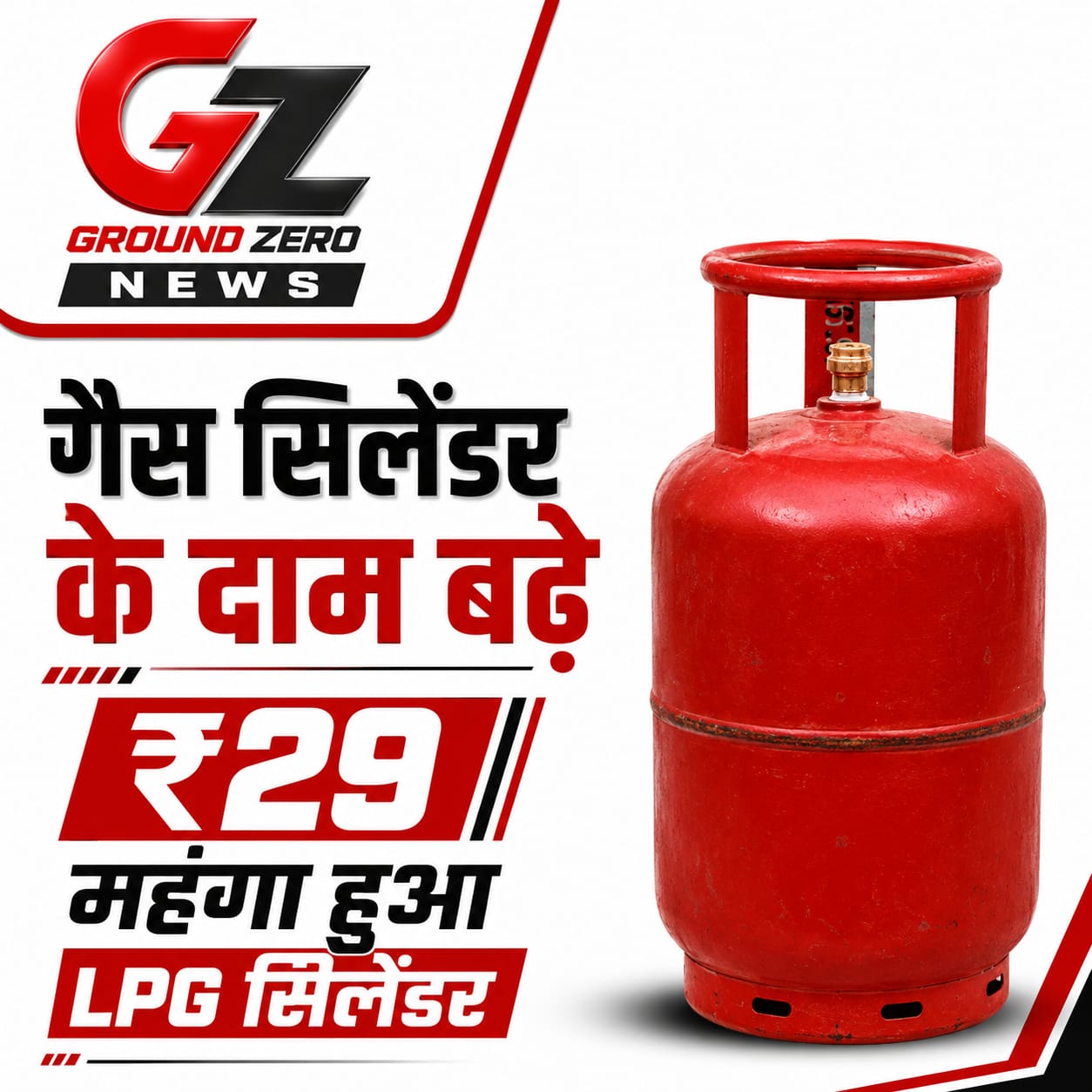 घरेलू गैस सिलेंडर फिर महंगा