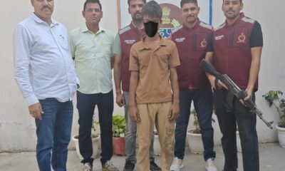 किशोर हत्या मामले में गिरफ्तार आरोपी के साथ फरीदाबाद पुलिस टीम।