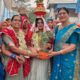 कनीना में बेटी द्रुवी यादव के जन्मोत्सव के दौरान आयोजित कार्यक्रम।