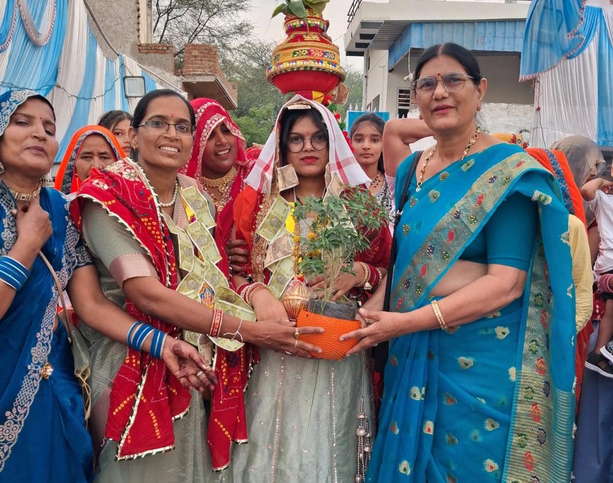 कनीना में बेटी द्रुवी यादव के जन्मोत्सव के दौरान आयोजित कार्यक्रम।