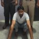 पिनगवां थाना पुलिस की गिरफ्त में साइबर ठगी का आरोपी माजिद हुसैन।