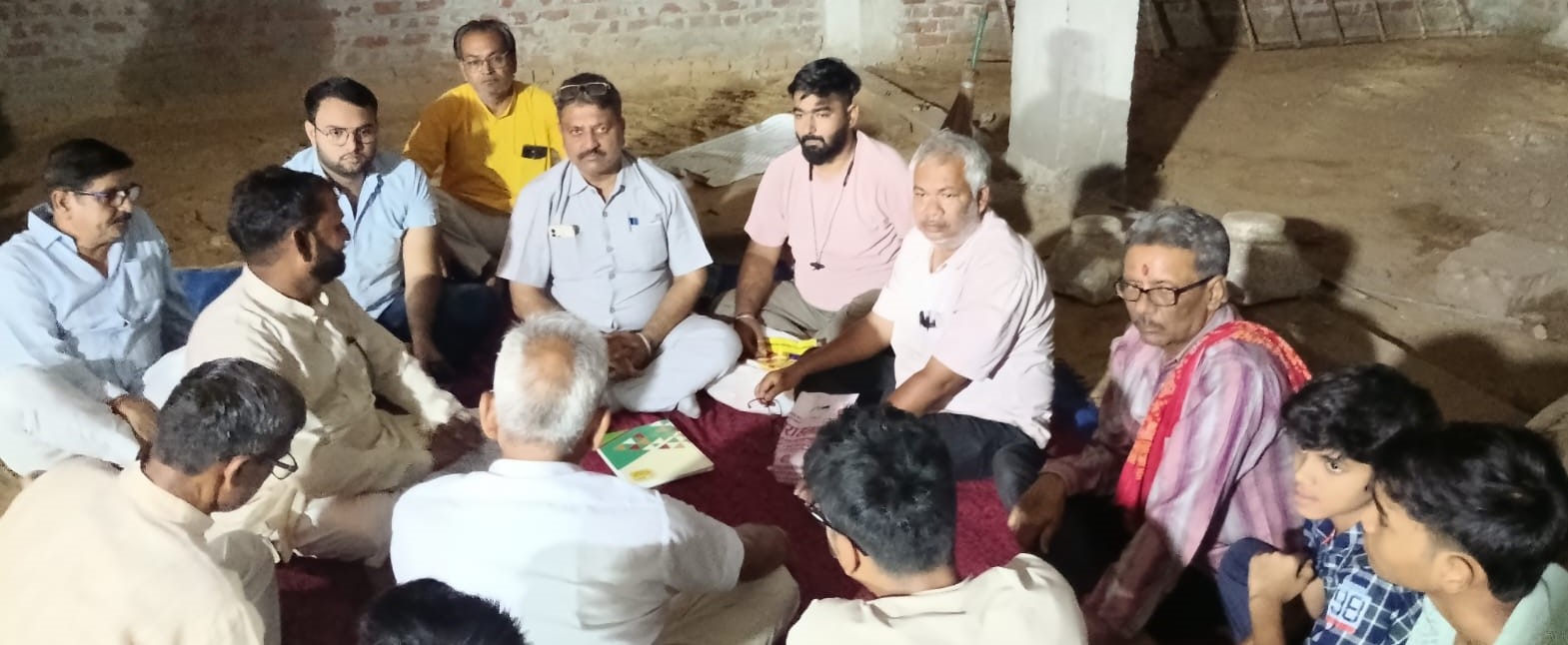 महेंद्रगढ़ में प्राचीन श्री शनि मंदिर कमेटी की बैठक