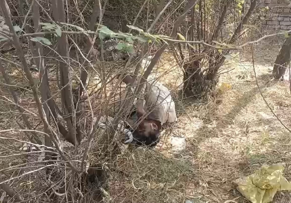 नूंह में झाड़ियों से युवक का शव बरामद