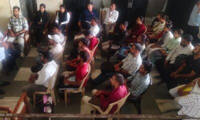 युवाओं को संबोधित करते मुख्य अतिथि अमित गोयल
