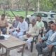 रेवाड़ी में थाना प्रभारियों की सुरक्षा बैठक में उपस्थित ग्रामीण