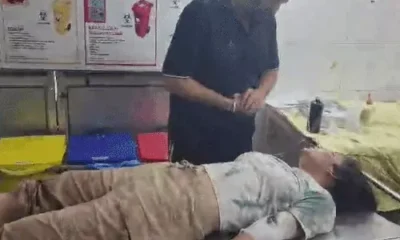 सिविल अस्पताल में घायल युवती का इलाज चल रहा है।