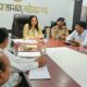 वीडियो कांफ्रेंस में मौजूद उपायुक्त अनुपमा अंजली।