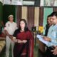 परीक्षा केंद्रों का निरीक्षण करती डीसी अनुपमा अंजली।