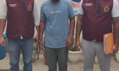 पत्नी की हत्या के मामले में गिरफ्तार आरोपी अमित पुलिस हिरासत में।