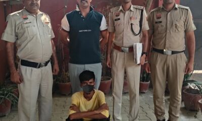 डबुआ मारपीट मामले में गिरफ्तार मुख्य आरोपी दिशान उर्फ बोंचा पुलिस हिरासत में।