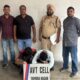 छछरौली ट्रक चोरी मामले में गिरफ्तार दोनों आरोपी पुलिस की गिरफ्त में।